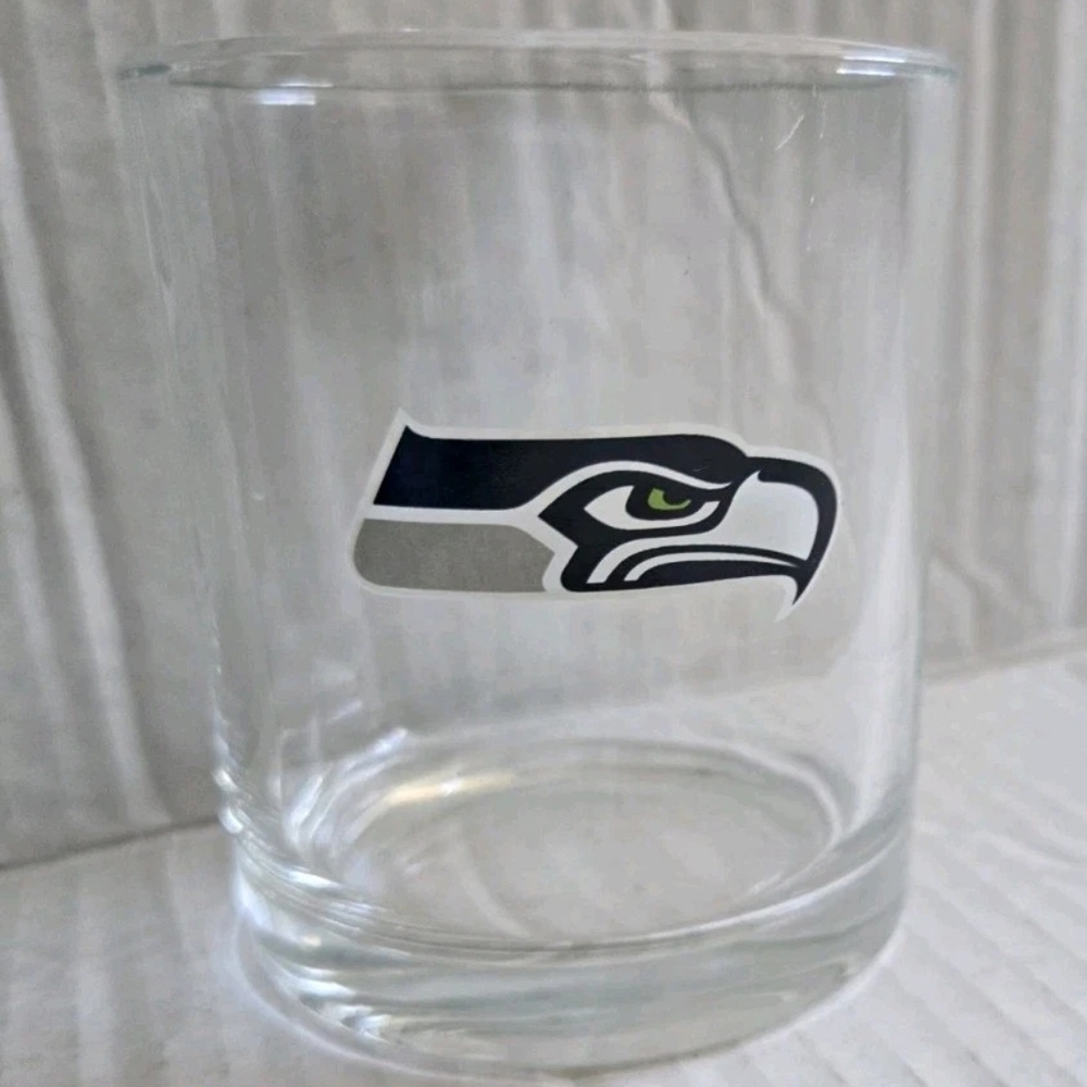 Seattle Seahawks Whiskey Glass Crown Royal Smirnoff Captain Morgan
